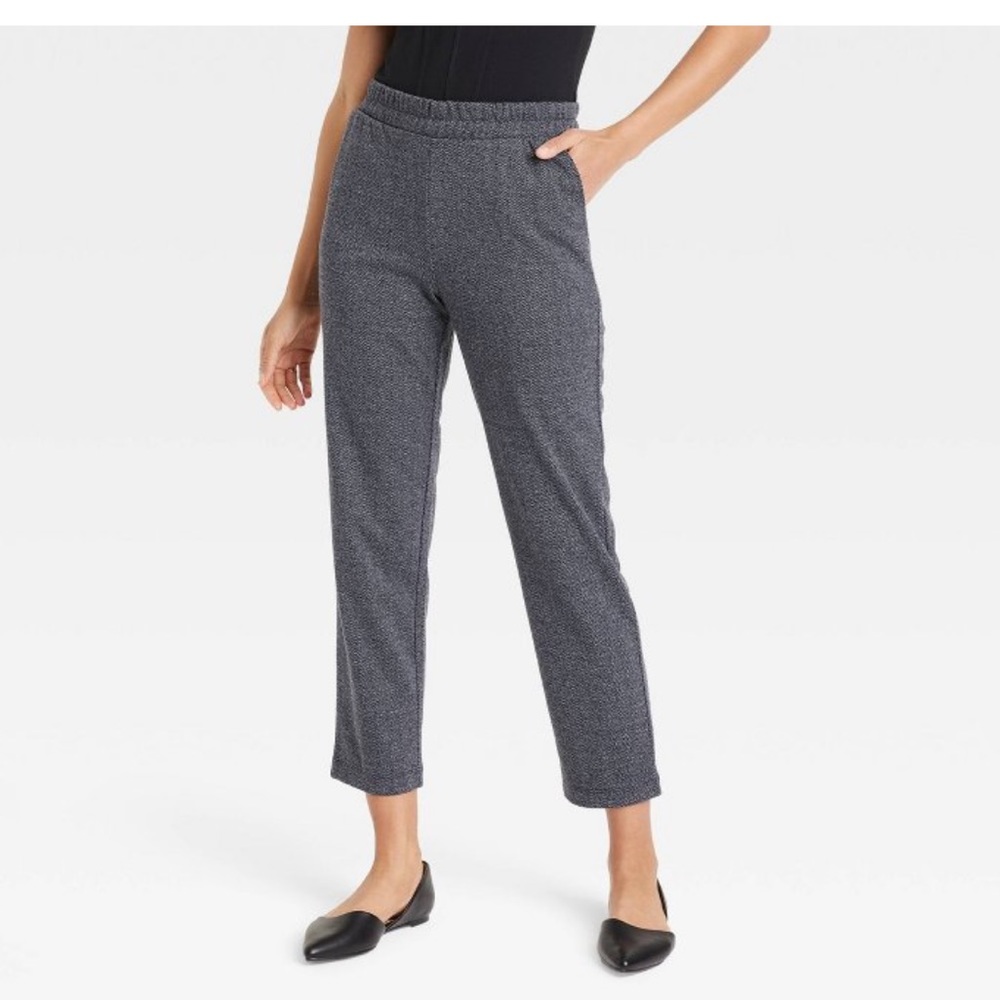 A New Day High Rise Ankle Taper Knit Pants